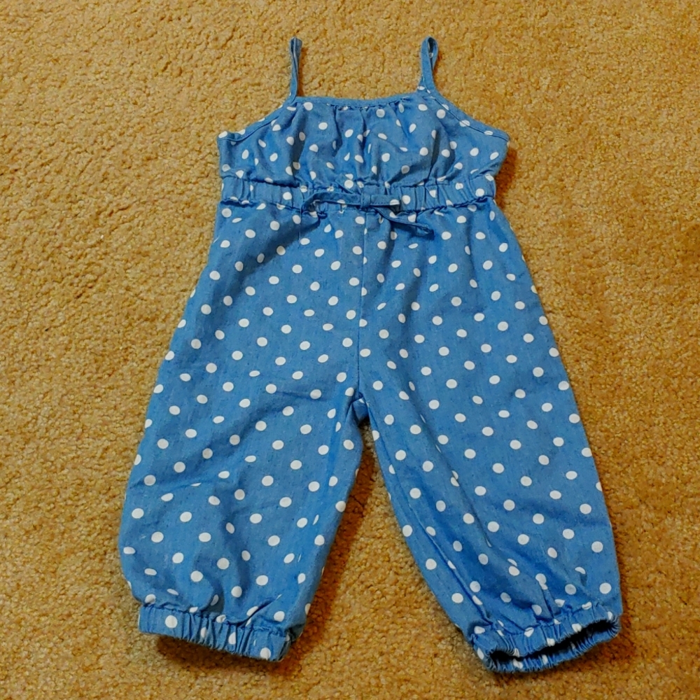 Toddler Girl Slip Polka Dot Jumper